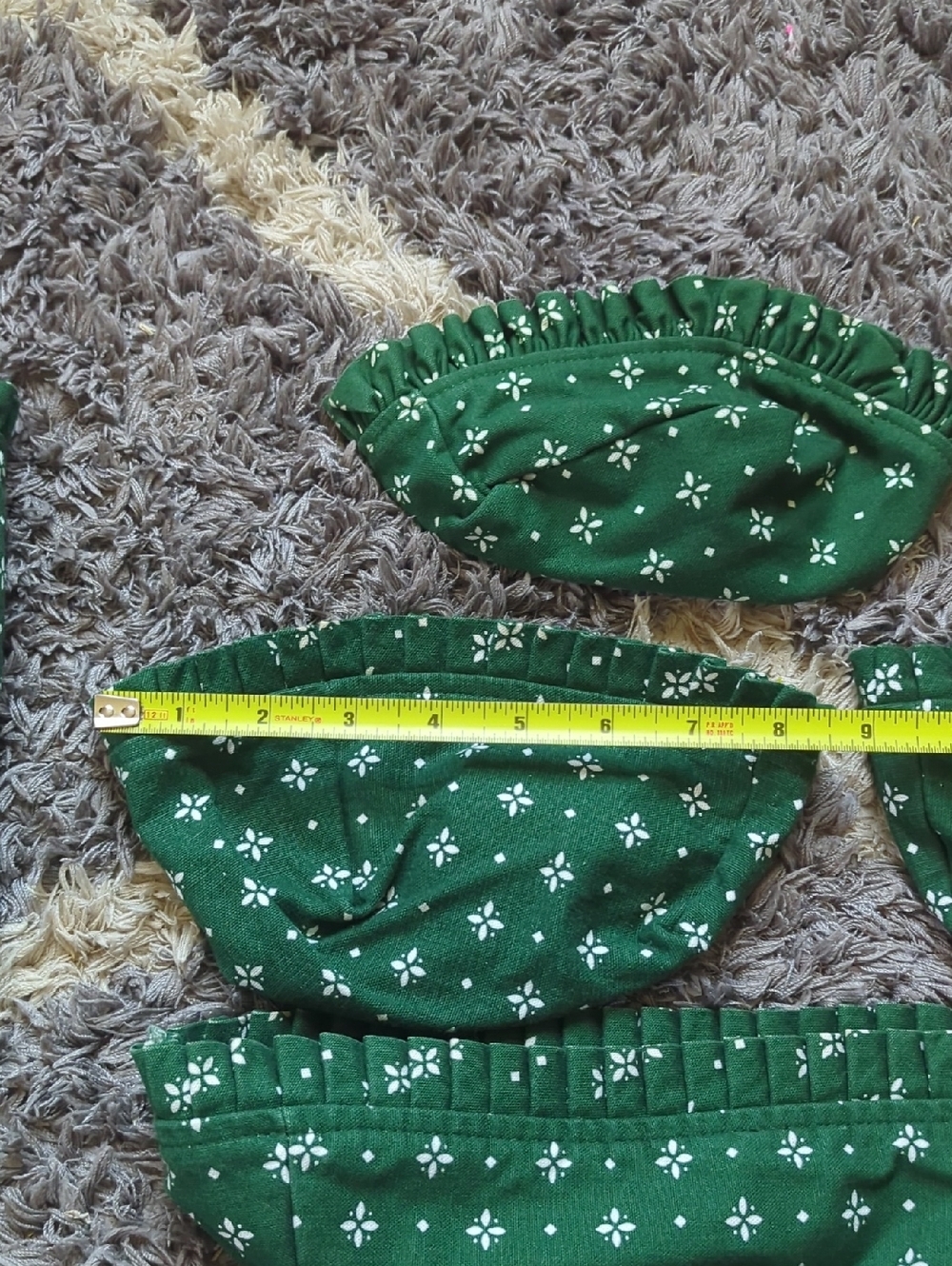 Longaberger Heritage Green Basket Liner Bundle - Picture 9 of 16